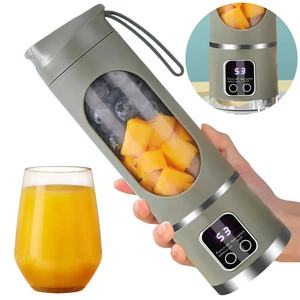 Çok fonksiyonlu suyu makinesi Blender Blender mikser elektrikli sıkacağı Mini taşınabilir Blender 3.7V + 10 bıçakları - Product Image 2