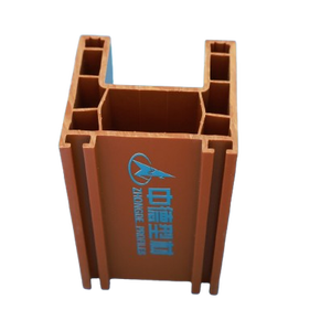 Coextrusion หน้าต่างและประตูโปรไฟล์การขึ้นรูปพลาสติกพีวีซีสีสันสดใส - Product Image 1