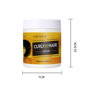 プライベートラベルシアバターカールエンハンサーエンハンシングクリームヘアモイスチャライザー製品カーリーストレッチカール定義クリーム - Product Image 6