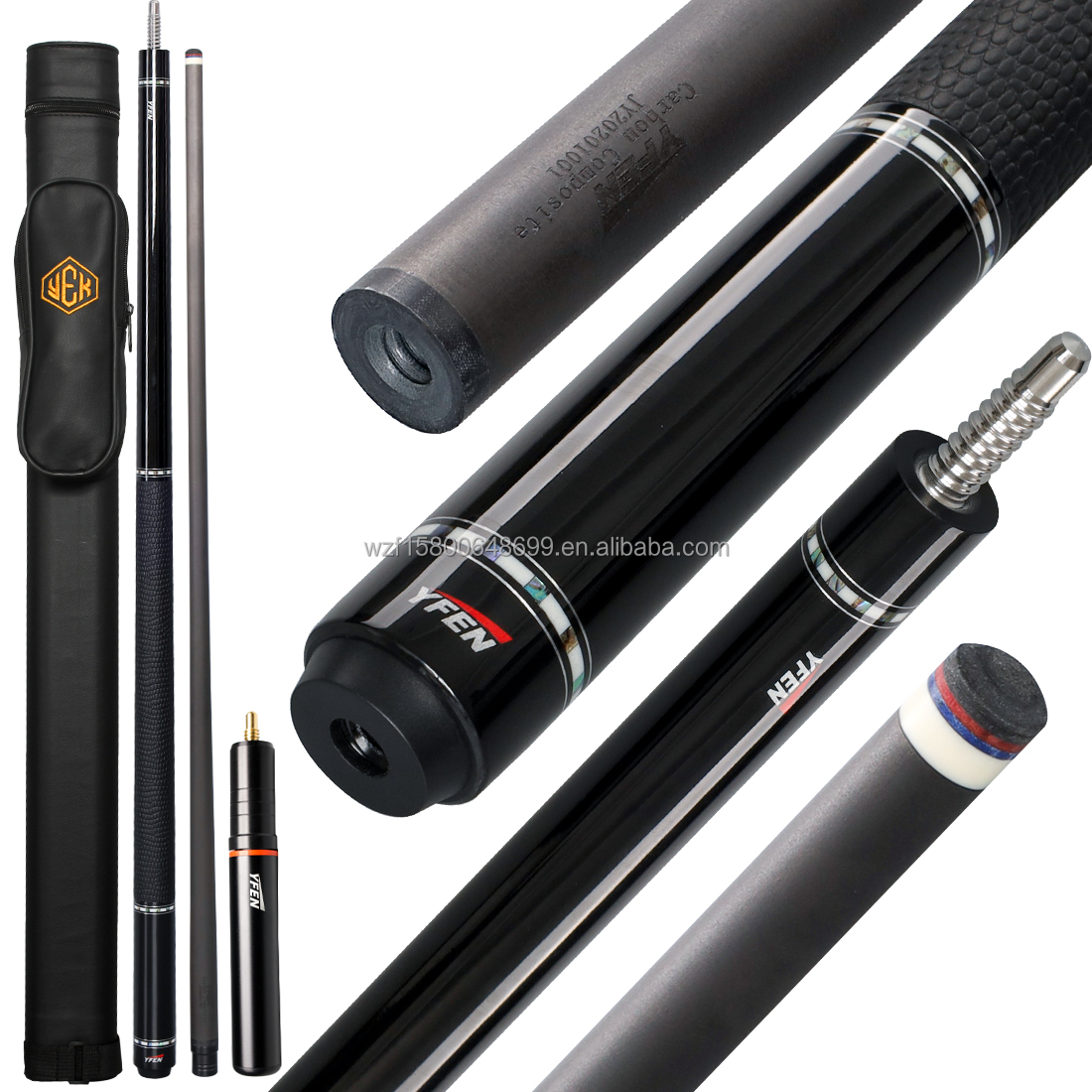Black with case