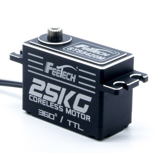 Feetech sts5420 м, 7,4 В, 25 кг, бессердечная стальная шестерня, магнитный датчик 360 градусов, одновальный сервопривод - Product Image 1