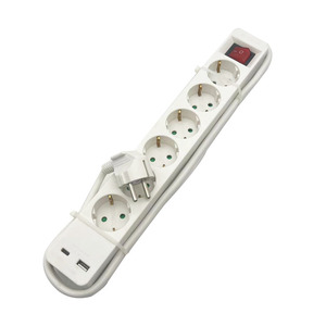 6 Way Power Strip Extension <strong>Socket</strong> <strong>with</strong> <strong>USB</strong> <strong>Multi</strong> <strong>Function</strong> Extention Cord <strong>with</strong> 3 6 Outlets Cables Extension 1 <strong>Usb</strong>