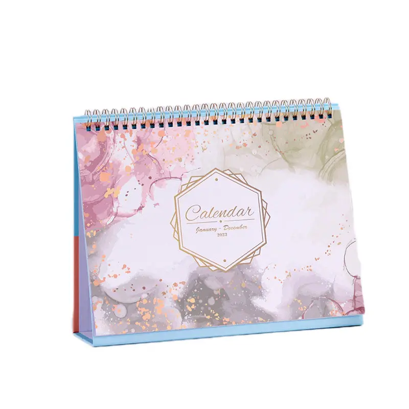 Aangepaste Standaard 2023 2024 Motiverende 365 Inspirerende Dagelijkse Flip Tafel Top Kalender