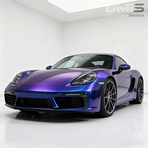 Electro quang kim loại màu tím màu xanh xe Vinyl Bọc Xe kết thúc tốt đẹp tự động Gói phim - Product Image 3