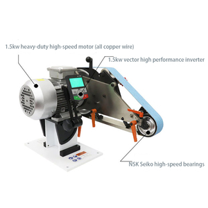 ADV Small High-function Vertical and Horizontal Belt <strong>Grinder</strong> Machine <strong>Knife</strong> Making - Product Image 2
