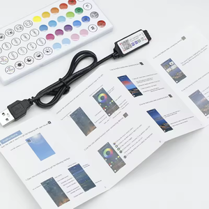 Smart LED 5V 44ekys RGB LED Strip controlador WiFi tuya APP USB Bluetooth dimmer luce striscia Controller para RGB LED Strip - Product Image 3