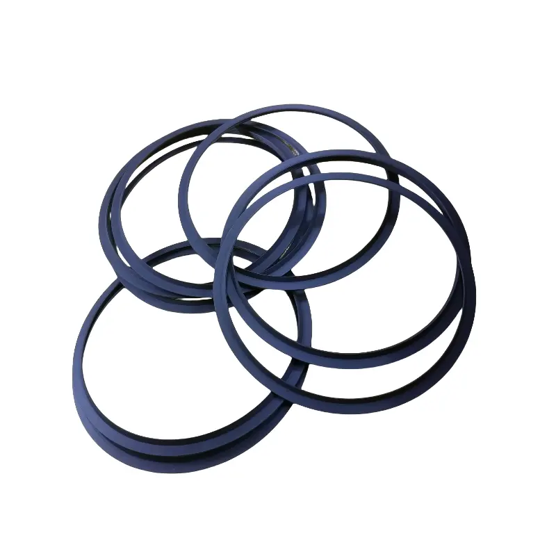 Produzione di parti in gomma siliconica per stampaggio a iniezione personalizzate anello a V in fibra di tetrafluorocarbonio