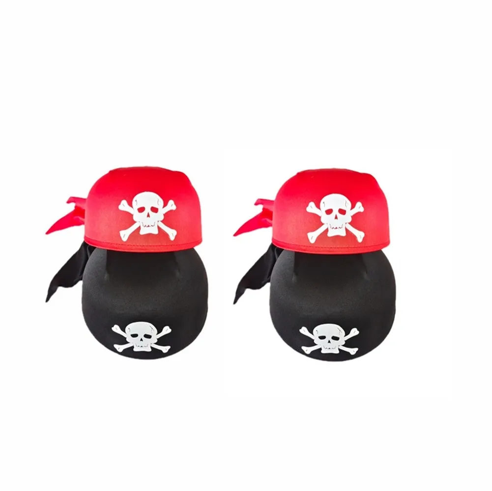 Halloween per bambini adulti stracci con teschio di stracci con stampa di capitano pirata cappellini accessori per Costume decorazioni cappelli Cosplay
