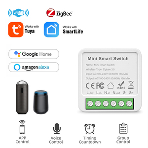 Mini Tuya Ewelink Zigbee 3.0 wi-fi Smart Wall Switch fai da te Chang Over 1 2 3 4 Gang Alexa Smart Home Micro Smart interruttore della luce