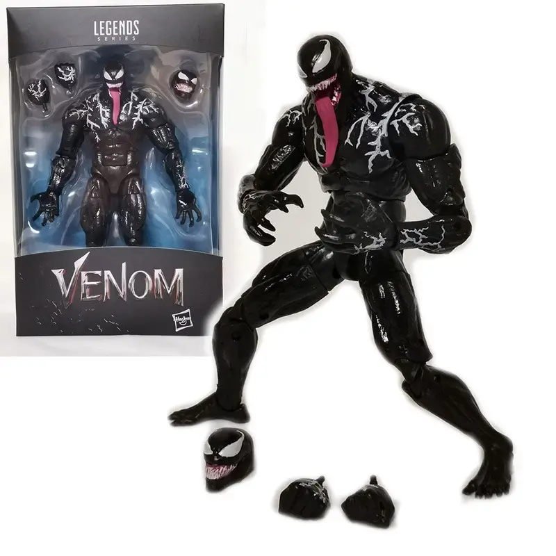 Vendita calda veleno Action Figure parti mutevoli leggende serie Spider Man 7 pollici veleno modello di collezione giocattolo