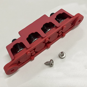12V 250A 3 Post 4 Post Red Black <strong>Busbar</strong> Bus Bar Power Distribution Block Cover 5/16&quot; <strong>M8</strong> Stud Screw - Product Image 4