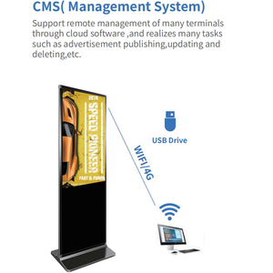 Floor Stand Digital Signage <strong>Transparent</strong> Glass Touch Screen hd 1080p <strong>Lcd</strong> Advertising <strong>Display</strong> - Product Image 5