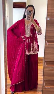 High Grade <strong>India</strong> Women Suit Sharara Type Collection Price Women Wholesale Rate Ready Made Handmade Premium - Product Image 2