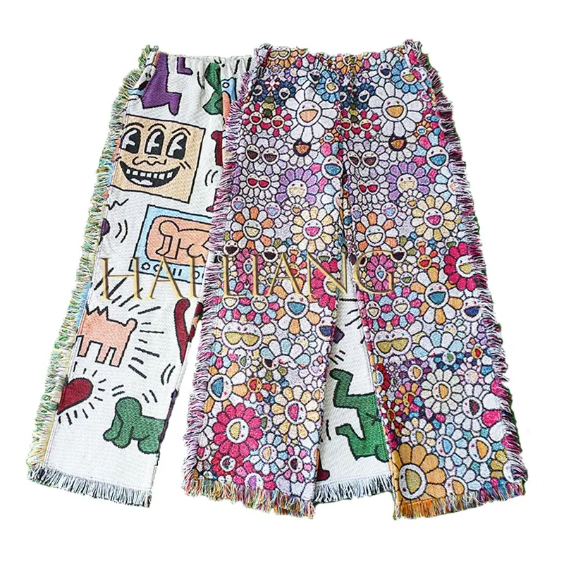 ฤดูใบไม้ผลิเสื้อผ้าสตรีขายส่งStreet TapestryกางเกงกางเกงสุภาพสตรีPlusขนาดแฟชั่นผู้หญิงกางเกง