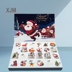 Giáng sinh phiêu lưu lịch bất ngờ đếm ngược Hộp Quà Tặng mù bí ẩn hộp tự làm trống bất ngờ lễ hội mỹ phẩm Hộp Quà Tặng gấp - Product Image 1