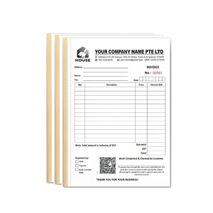 Özel makbuz kitapları kağıt ofis formları toplu tedarik toptan karbonsuz faturalar sipariş formları notebooklar kontrol - Product Image 3