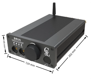 QCC3034 2x100W con entrada de fibra óptica PCM5121 Bluetooth 5,1 amplificador digital Aptx Salida de baja frecuencia con RC infrarrojo - Product Image 5