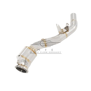 High Flow Exhausted Catted Downpipe <strong>Header</strong> for Land Rover Velar 2.0T 2018-2021 Down Pipe Manifold - Product Image 3