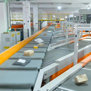 Alta eficiencia de clasificación 40000 artículos por hora Equipo de clasificación de velocidad ajustable Clasificador de banda cruzada de paquetes - Product Image 3