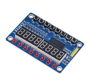 TM1638LEDディスプレイ8ビットデジタルチューブモジュールAYR7セグメント8ビット0.36インチREDTM1638KEYLEDディスプレイボードパネル - Product Image 3
