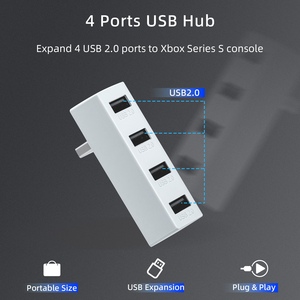 1-to-4 Multiport 2.0 Hub for <strong>Xbox</strong> Series <strong>S</strong> Expand USB Port Expansion Charging Plug for <strong>Xbox</strong> XSS Gaming Console Data Transfer - Product Image 3