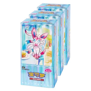 กล่องกระดาษจากจีนแท้แท้แท้จากการทำโปสการ์ดศิลปะ TCG กล่องบูสเตอร์กล่องอัญมณีแพ็คฉบับที่2 eevee evee Evolution - Product Image 2