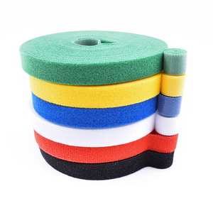Adjustable Nylon Cable Ties Reusable <strong>Elastic</strong> Band <strong>with</strong> Back-to-Back <strong>Hook</strong> and <strong>Loop</strong> Strap Fastener Colorful Design - Product Image 4