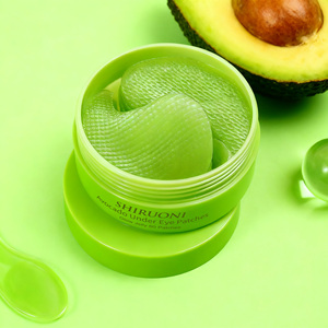 60 patchs sous les yeux masque coussinets Glow Jelly apaisant éclaircir les cernes calmant réduire les poches avocat sous les yeux patchs - Product Image 1