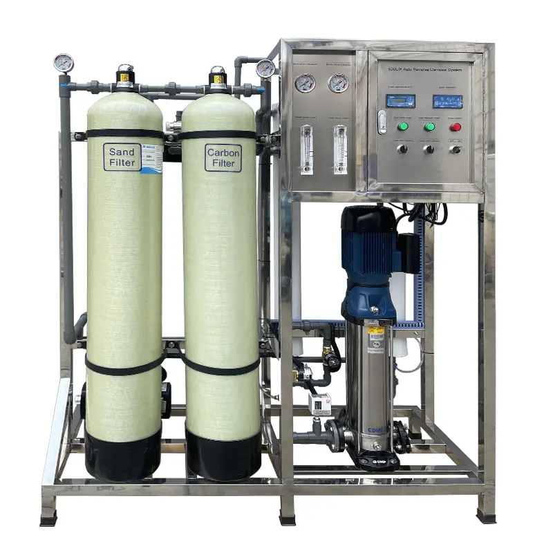 Désinfectant pour les mains ro traitement de l'eau RO système de filtration de purification de l'eau traitement de l'eau potable commercial/vivant