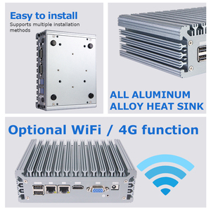 Fábrica OEM Elkhart Lake Ce-leron J6412 Mini ordenador VGA HD Mini-PCIe Compatible con WIN 11 Linux mini pc - Product Image 5