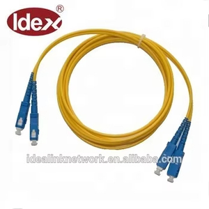 SM 0.9/2.0/3.0mm G652D tek modlu Fiber optik yama kablosu SC/APC-SC/APC 3m uzunluk - Product Image 6