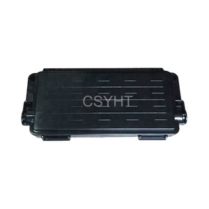 Caja de conexiones de fibra Mini tamaño 12 núcleos IP65 Mini 12FO Caja de caja de empalme de fibra óptica de plástico FOSC en línea - Product Image 2