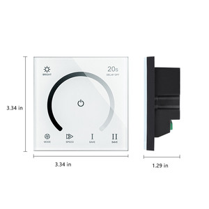 24v 12v触摸调光器开关可调光输出输入电平原点 - Product Image 1