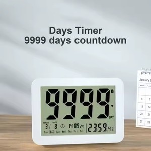 Цифровой таймер обратного отсчета на 9999 дней, электронный магнитный Таймер для занятий фитнесом - Product Image 4