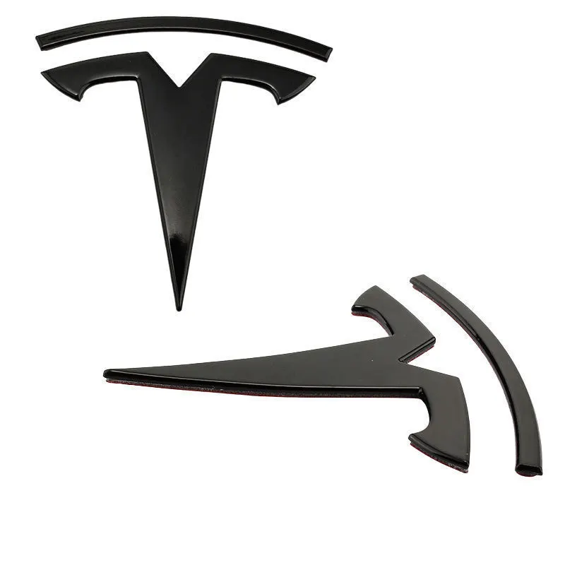 Pegatina de metal exterior Insignia Logo Pegatina de metal para Tesla Model 3 Y