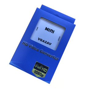 VGA2AV Mini HD RCA CVBS <strong>VGA</strong> to AV Adapter HD Video Converter with Good Price <strong>VGA</strong> to AV - Product Image 6