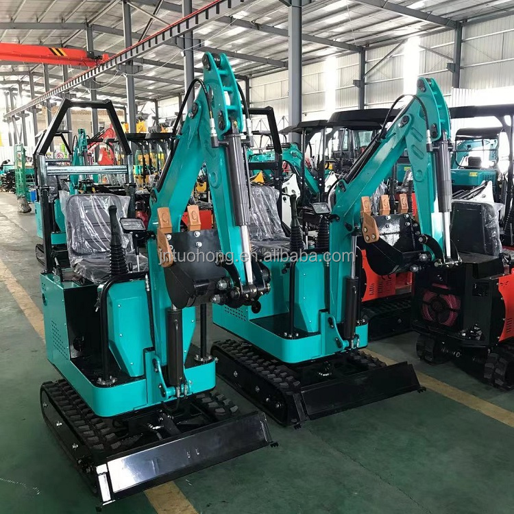 Factory cheap price 1 ton Hydraulic crawler digging micro digger mini 1t excavators