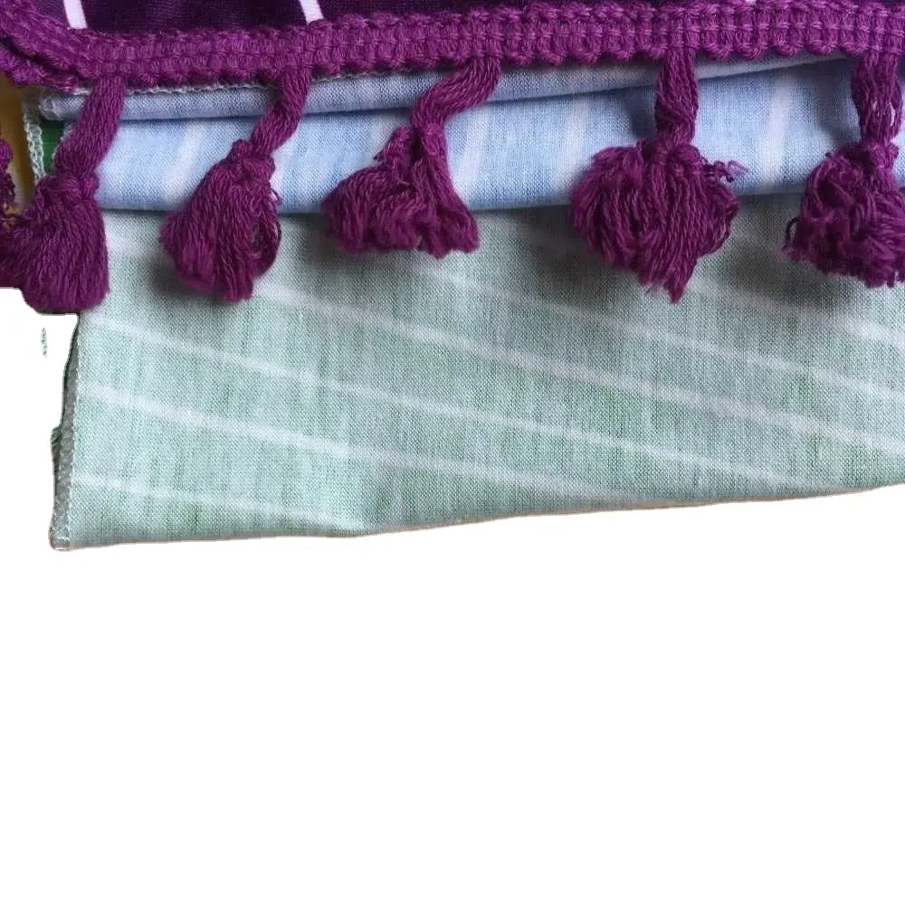 줄무늬 태피스트리 비치 타월 요가 매트 코튼 보헤미아 인도 만다라 담요 7 차크라 무지개로 만든 더 나은 품질