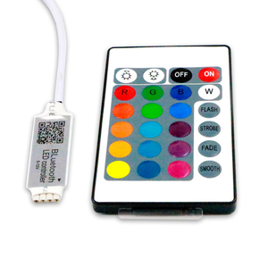 LED RGB Controller LED lampada 12V 24KEY APP controllo musica sincrona Mini RGB Strip Controller