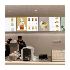 EKAA Indoor KFC style fast food menu lcd digitale insegne schermo software 4k con supporto sospeso - Product Image 2