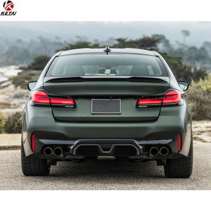 Oude Tot Nieuwe M5 Stijl Stijl Bodykit Koplamp Achterlicht Bumper Kap Spatbord Achter <span class=keywords><strong>Diffuser</strong></span> Voor Bmw 5 Serie F10 Tot G30 Lci 2021 + - Product Image 6