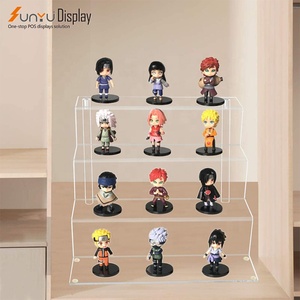 Custom 4-Layer Transparent <strong>Plexiglass</strong> <strong>Display</strong> Box Acrylic <strong>Display</strong> Stand for Toy Dolls Unique and Stylish <strong>Display</strong> Rack - Product Image 1