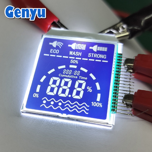 Di piccole dimensioni segmento personalizzato Display LCD 3 cifre bianco retroilluminazione 7 segmento blu per macchina ad acqua - Product Image 3