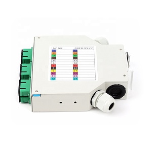 6 8 12 Ports Fiber Optic <strong>Patch</strong> <strong>Panel</strong> with SC/LC/FC/ST Terminals Din Rail Terminal Box for 4G/3G <strong>Networks</strong>
