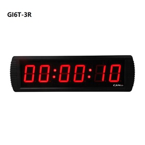 YIZHI GI6T-3R 3-Zoll-6-stellige tragbare Gym Digital Training Timer Countdown-Uhr 7 Segment LED Digital Wanduhr - Product Image 6