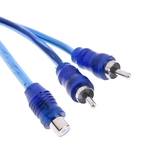汽车辅助放大器用汽车MP3音频RCA Y分离器电缆适配器软线转换器 - Product Image 4