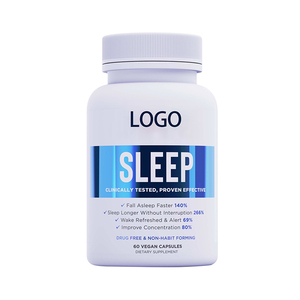 Melatonin Gaba L-tryptophan Ashwagandha 7-in-1 Magnesium Glycinate <strong>and</strong> Magnesium Citrate Complex Capsules Supplements for <strong>Sleep</strong> - Product Image 1