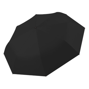 定制3折半自动雨伞，带标志印花扣设计手柄，用于商务礼品 - Product Image 2