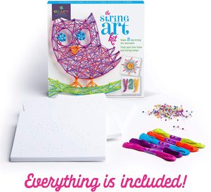 Home Decoration DIY <strong>Toys</strong> Educational Arts and <strong>Award</strong> Winning Craft Kit Make Your Own Bird Owl Series String Art Kits with Thread - Product Image 3