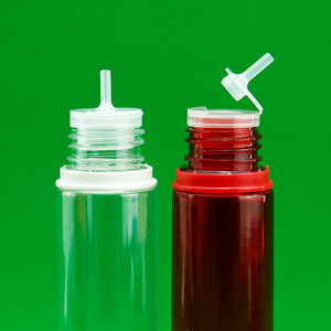 Hot Selling 30ml PET Squeeze Bottle Plastic Eye Liquid Dropper With Childproof Cap for Oil <strong>Juice</strong> Refill and Cream Use - Product Image 1